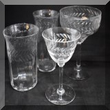 G41. Glasses and stemware. 